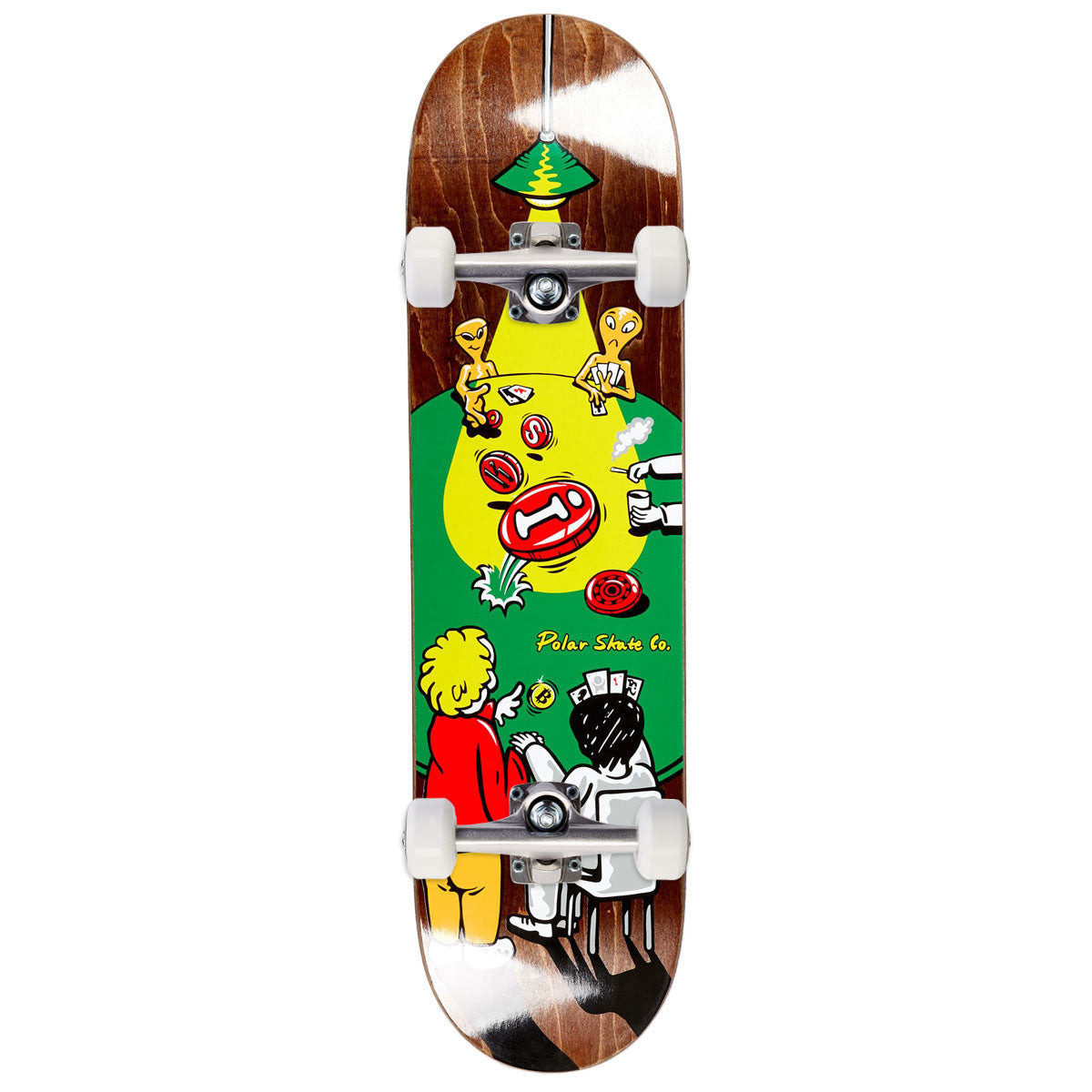 Polar Oskar Rozenberg Poker Face Skateboard Complete - 8.125
