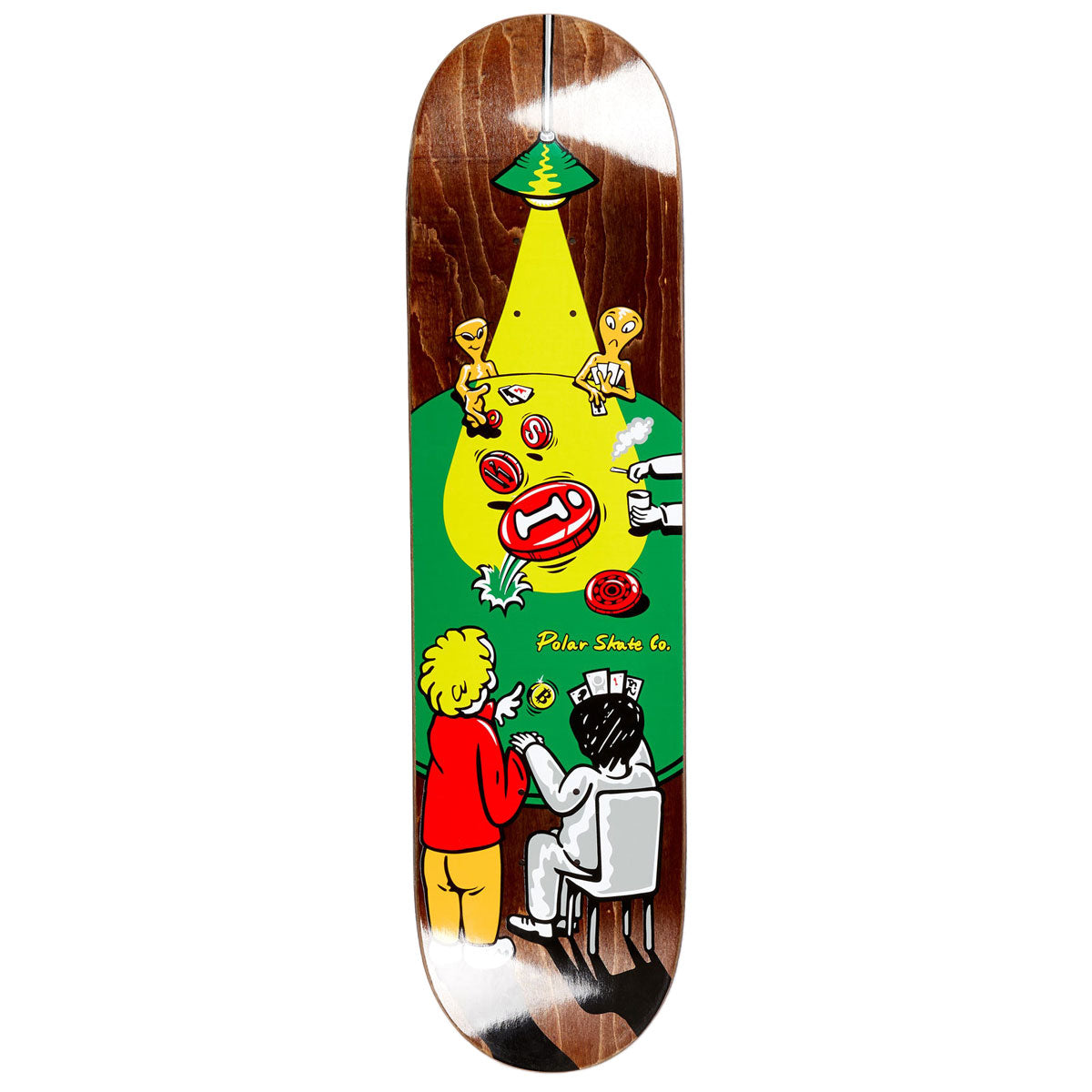 Polar Oskar Rozenberg Poker Face Skateboard Deck - 8.50