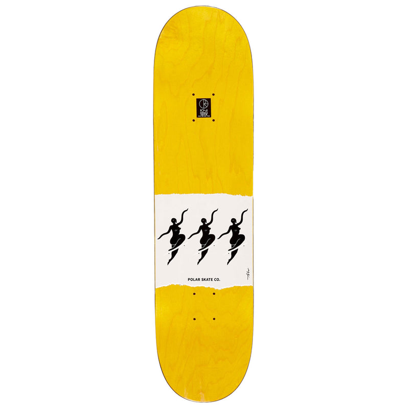 Polar No Complies Skateboard Deck - Red - 8.25