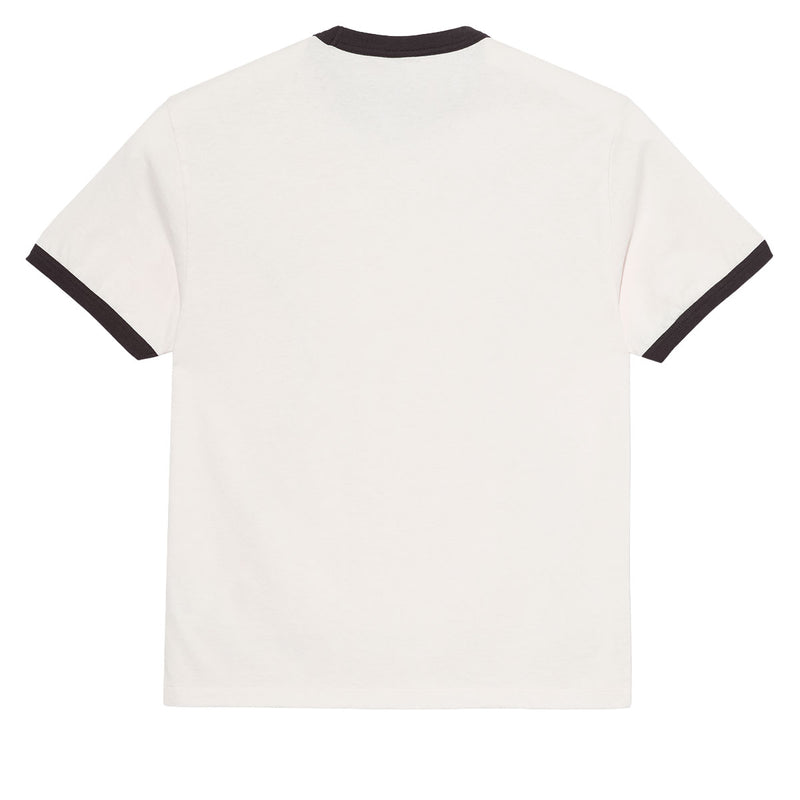 Polar Ringer T-Shirt - Ivory/Chocolate