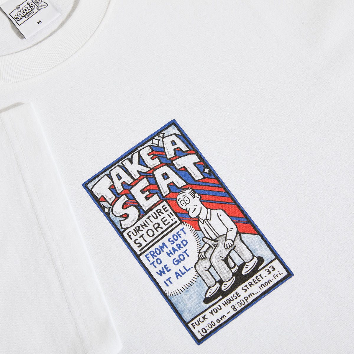 Polar Take A Seat T-Shirt - White image 2