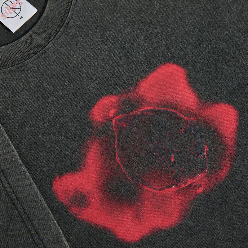 Polar Metal Logo T-Shirt - Silver Black