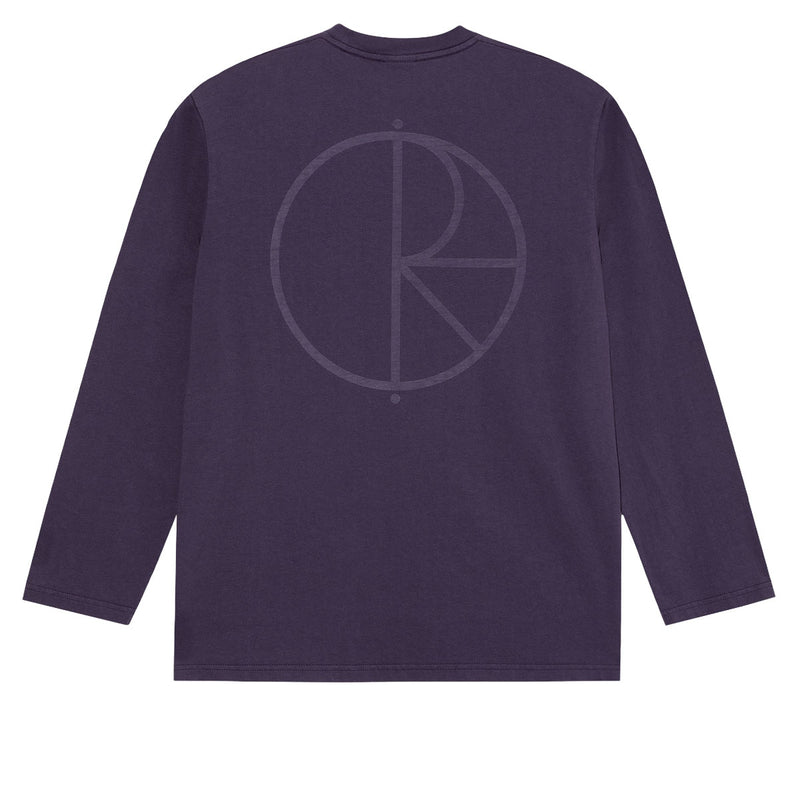 Polar Steve Stroke Logo Long Sleeve T-Shirt - Dark Violet