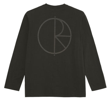 Polar Steve Stroke Logo Long Sleeve T-Shirt - Dirty Black