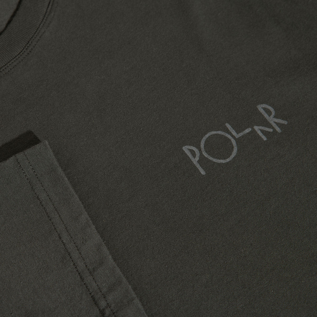 Polar Steve Stroke Logo Long Sleeve T-Shirt - Dirty Black image 3