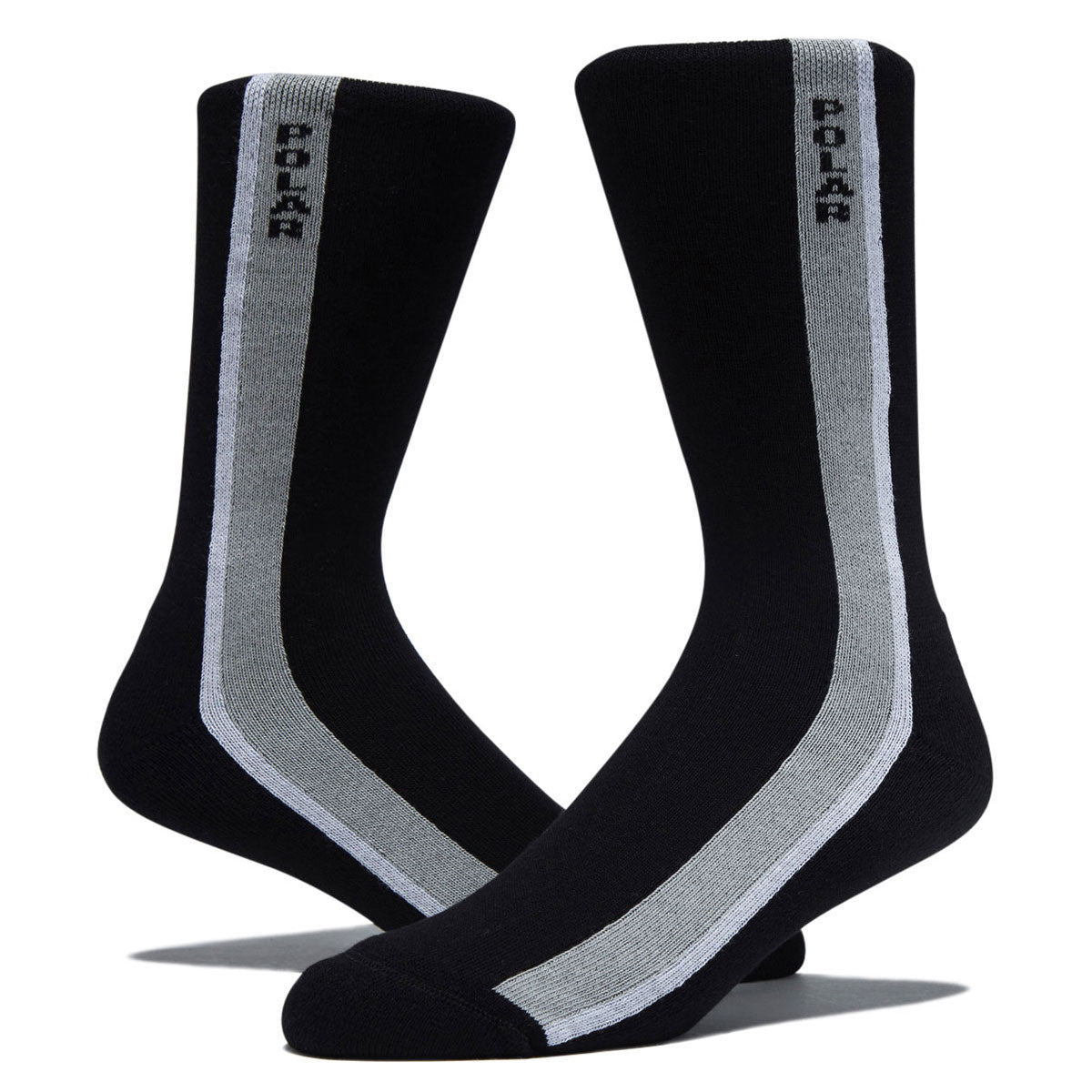 Polar Side Stripe Business Socks - Black image 2