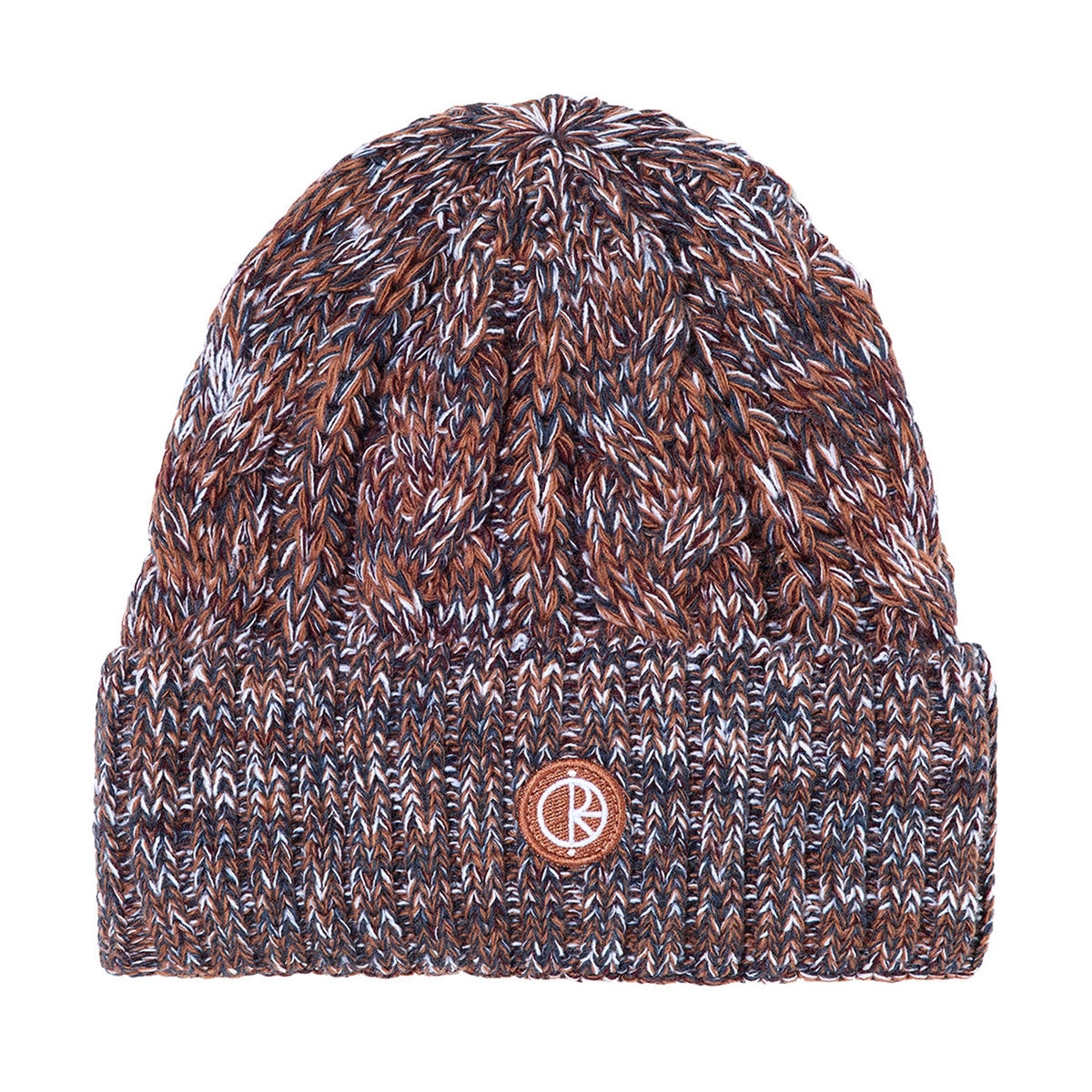 Polar Braid Beanie - Rust image 1
