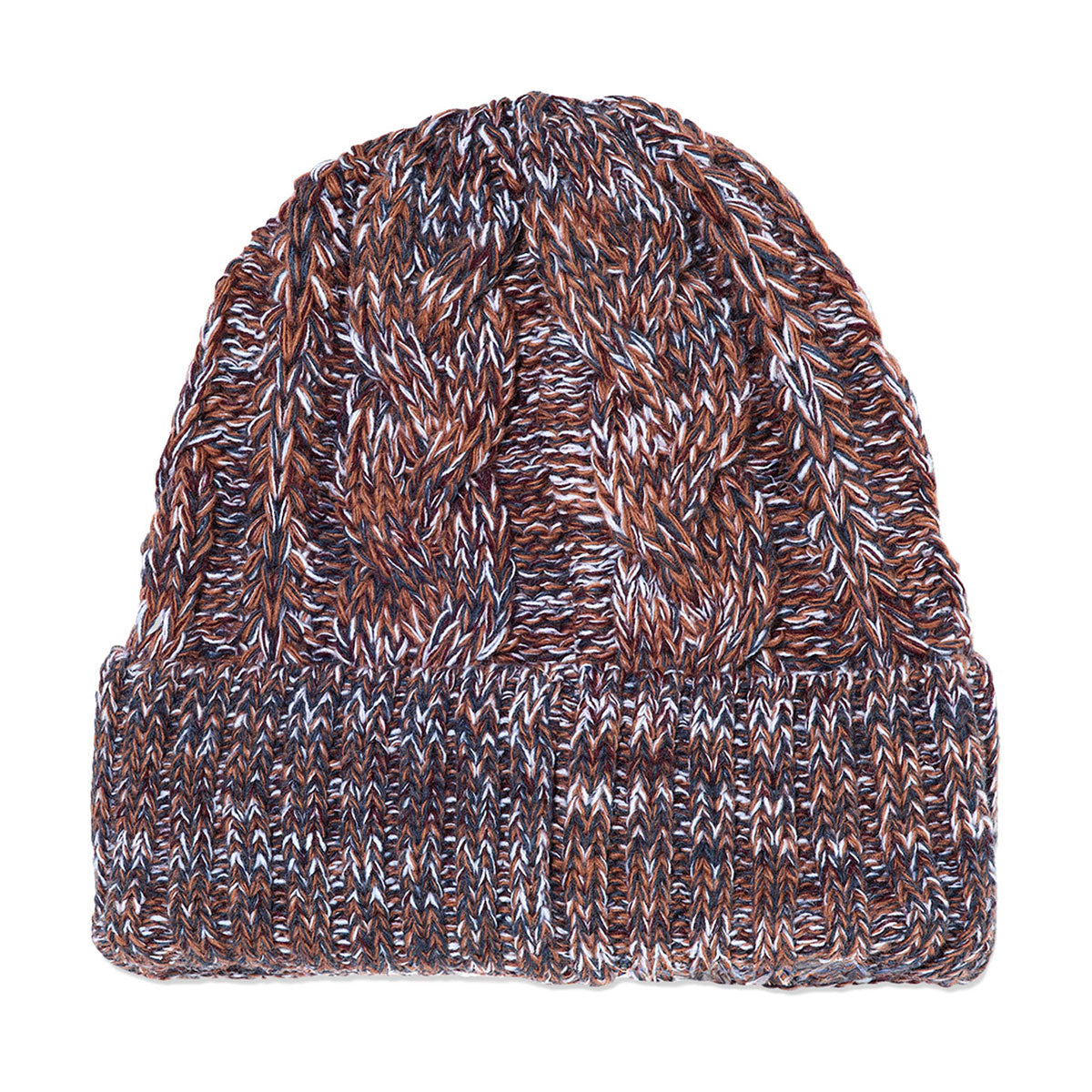 Polar Braid Beanie - Rust image 2