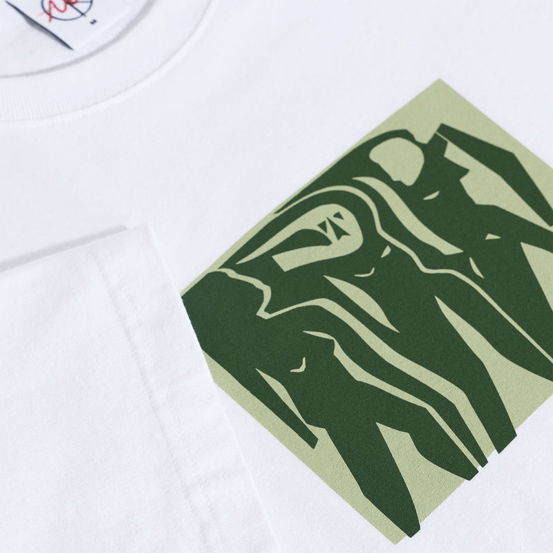 Polar Cut Outs T-Shirt - White