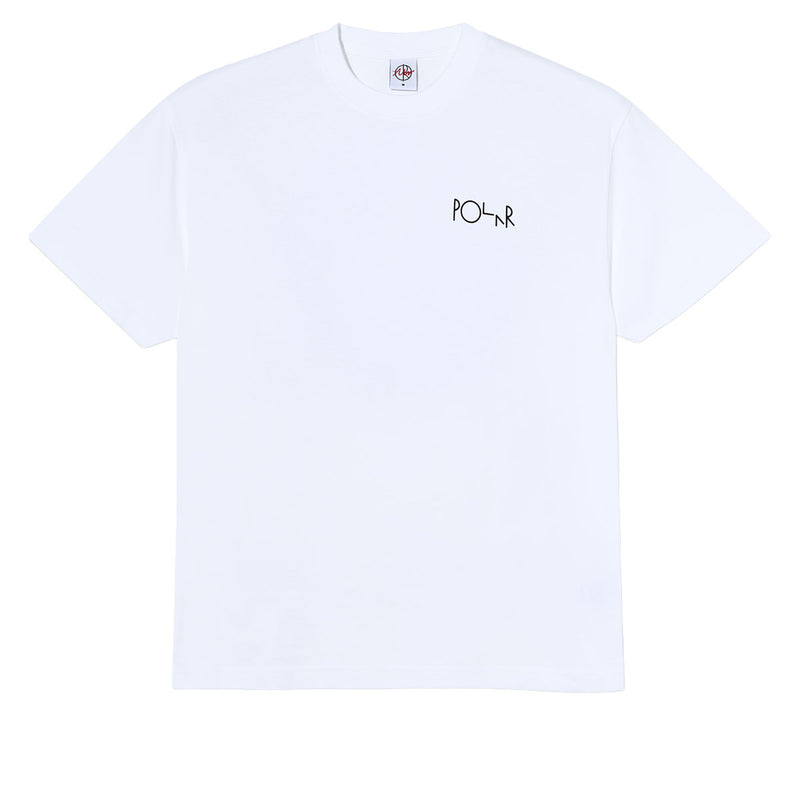 Polar Happy Sad Fill Logo T-Shirt - White