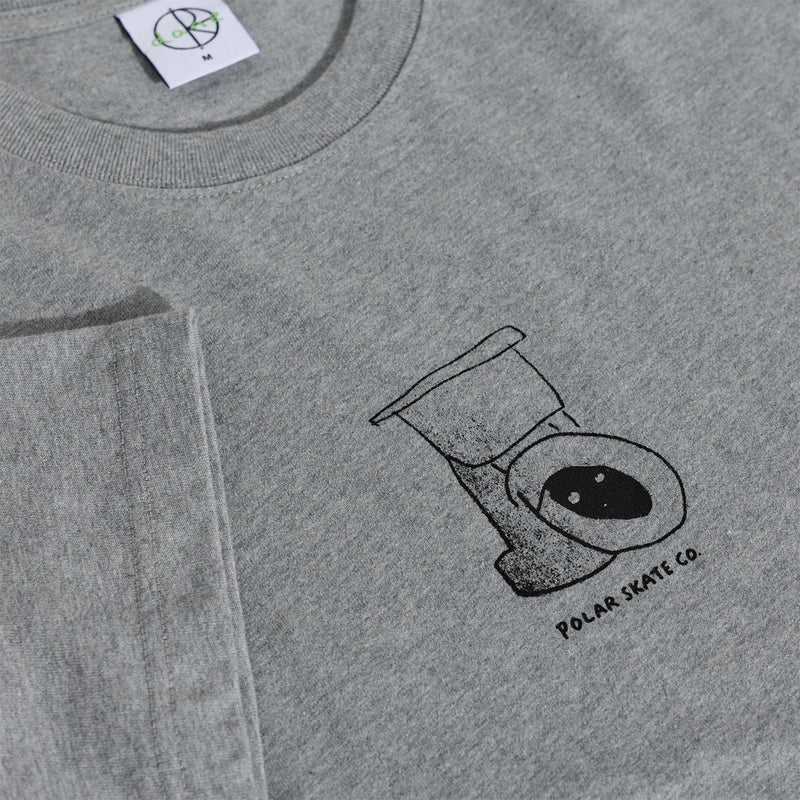 Polar Toilet T-Shirt - Heather Grey