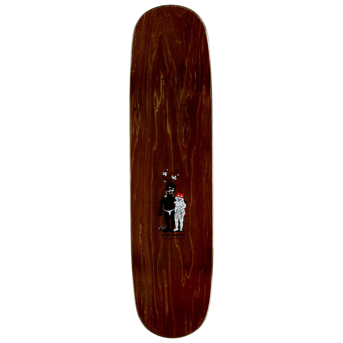 Polar Aaron Herrington Pumping Iron P2 Jr Shape Skateboard Deck - 8.25