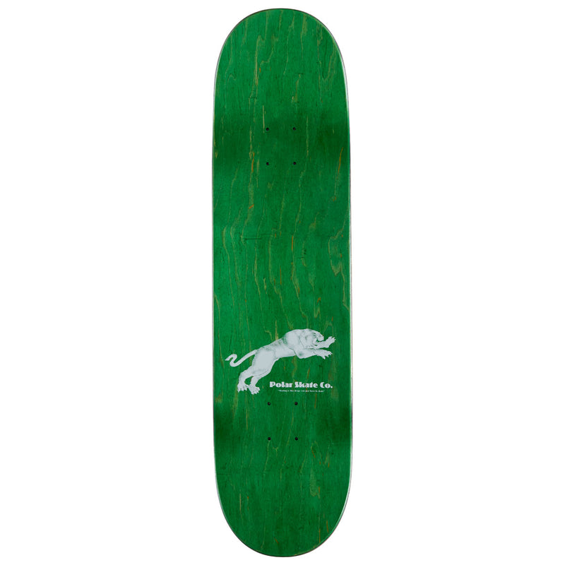 Polar David Stenström Tape & Panther Skateboard Deck - Black - 8.375