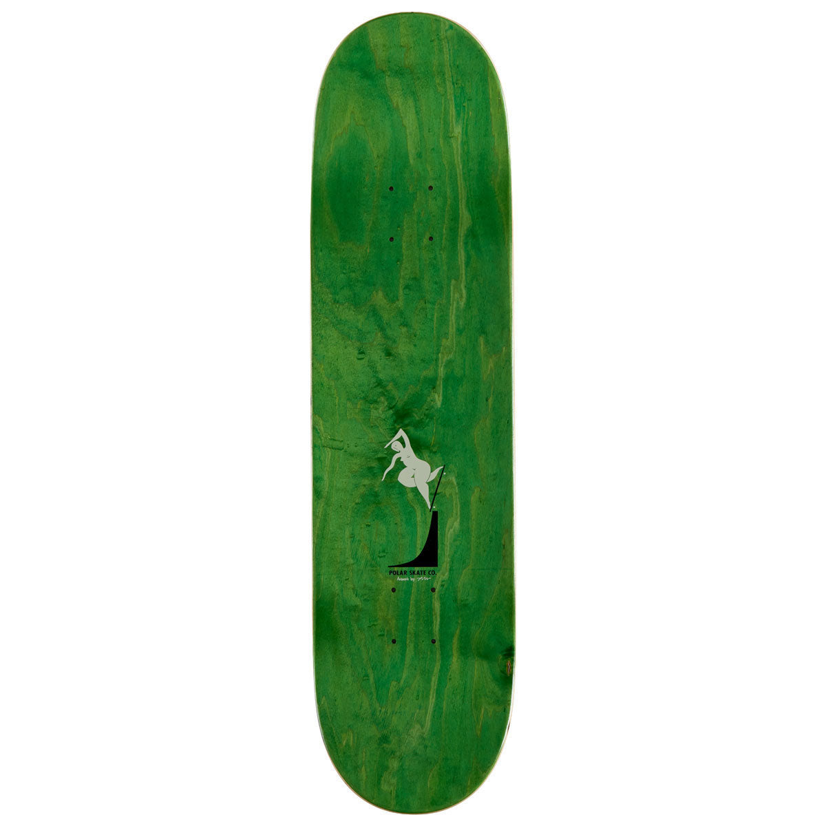 Polar Oskar Rozenberg BS Noseblunt Short Skateboard Deck - Burnt Red - 8.25