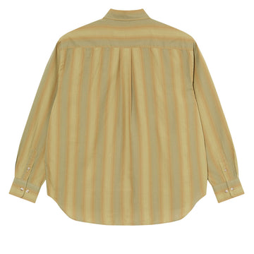 Polar Ben Long Sleeve Shirt - Green Stripe