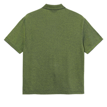 Polar Surf Pique Polo Shirt - Green/Blue