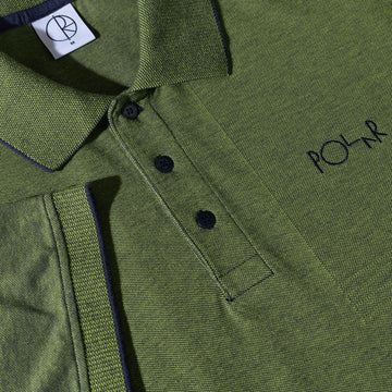 Polar Surf Pique Polo Shirt - Green/Blue