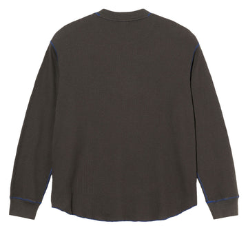 Polar Dylan Long Sleeve T-Shirt - Dirty Black/Blue