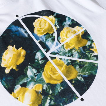 Polar Martas Roses Fill Logo T-Shirt - White