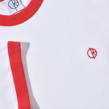 Polar Ringer T-Shirt - White/Red