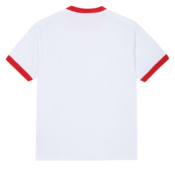 Polar Ringer T-Shirt - White/Red