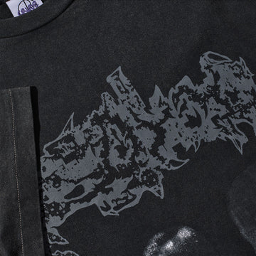 Polar Overhead Band T-Shirt - Silver Black