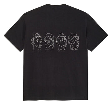 Polar 8 Heads Contrast T-Shirt - Black/White