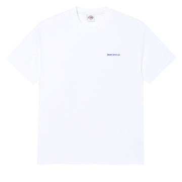 Polar Doodle Contrast T-Shirt - White/Ultramarine