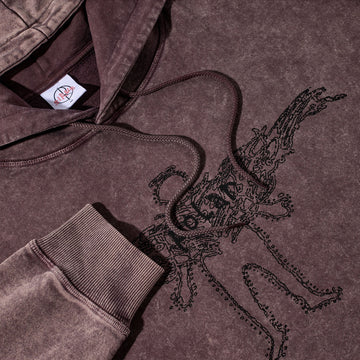 Polar Soul Acid Frank Hoodie - Bordeaux