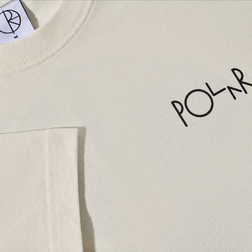 Polar Fill Logo Contrast T-Shirt - Ivory/Black