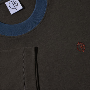 Polar Surf Panel T-Shirt - Dirty Black/Grey Blue