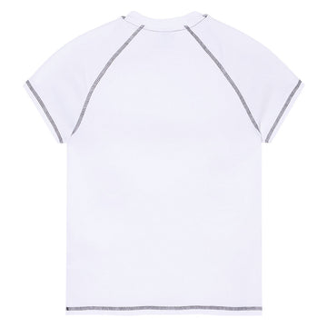 Polar Womens Script Logo Baby T-Shirt - White/Graphite