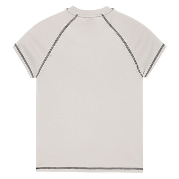 Polar Womens Script Logo Baby T-Shirt - Grey/Black