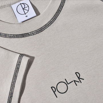 Polar Womens Script Logo Baby T-Shirt - Grey/Black