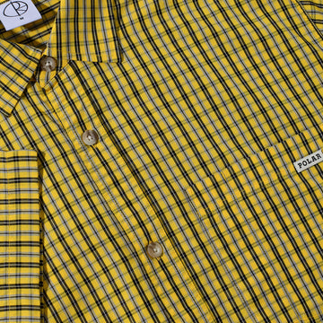 Polar Mitchell Shirt - Lemon/Black