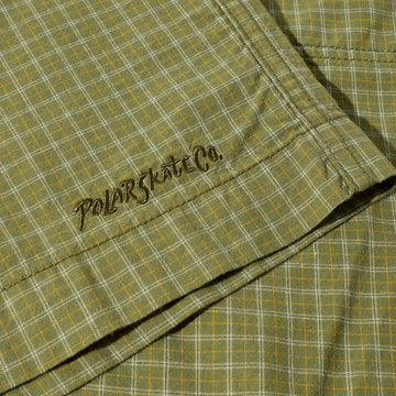 Polar Cotton Hike Shorts - Olive Check