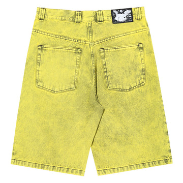 Polar Angel Child Big Boy Shorts - Lemon Black