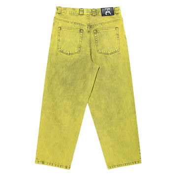 Polar Demon Child Big Boy Jeans - Lemon Black