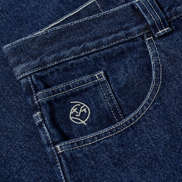 Polar Big Boy Jeans - Dark Blue/White Stitching
