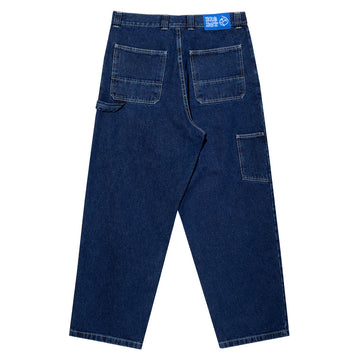 Polar Big Boy Work Pants - Dark Blue/White Stitching