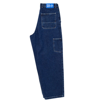 Polar Big Boy Work Pants - Dark Blue/White Stitching