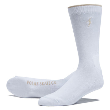 Polar No Complies Forever Business Socks - White/Sand