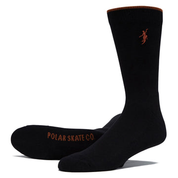 Polar No Complies Forever Business Socks - Black/Caramel