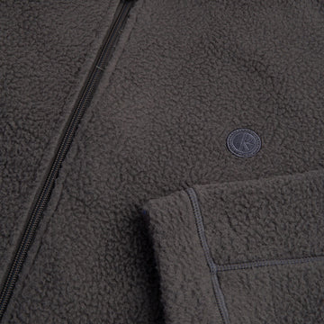 Polar Roman Fleece Jacket - Dirty Black