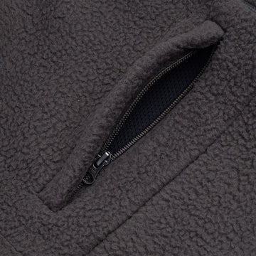 Polar Roman Fleece Jacket - Dirty Black