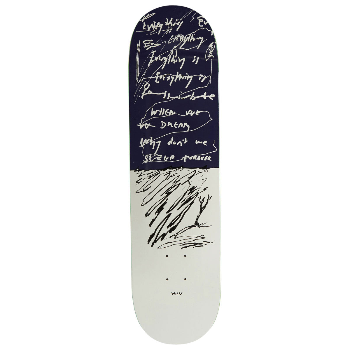Polar Team Alv Sleep Forever Skateboard Deck - 8.25