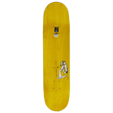 Polar Team Alv Soul Portrait Skateboard Complete - Yellow - 8.00