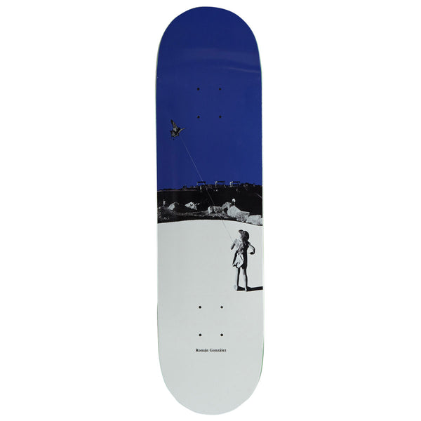 POLAR SKATE 　8.125 Polar Roman Gonzalez Kite Skateboard Deck - Blue - 8.125
