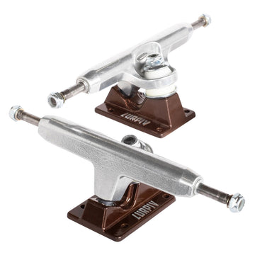 Lurpiv 3 Skateboard Trucks - Polished/Brown - 145mm