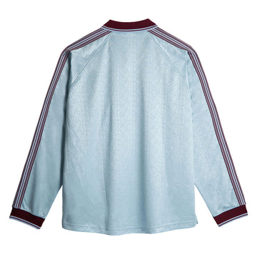 Polar Davie Long Sleeve Shirt - Sky Blue/Wine